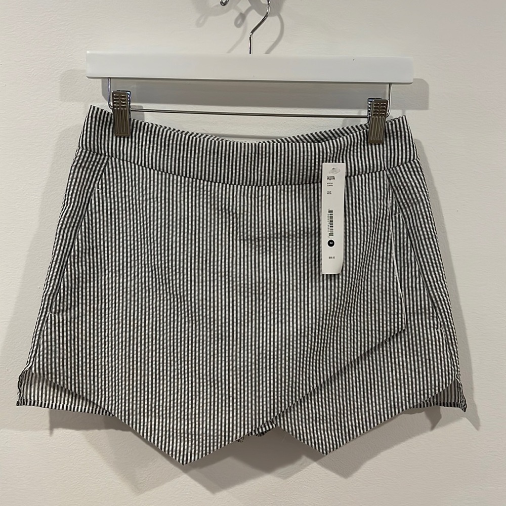 Aqua Blue and White Skorts for Versatile Style